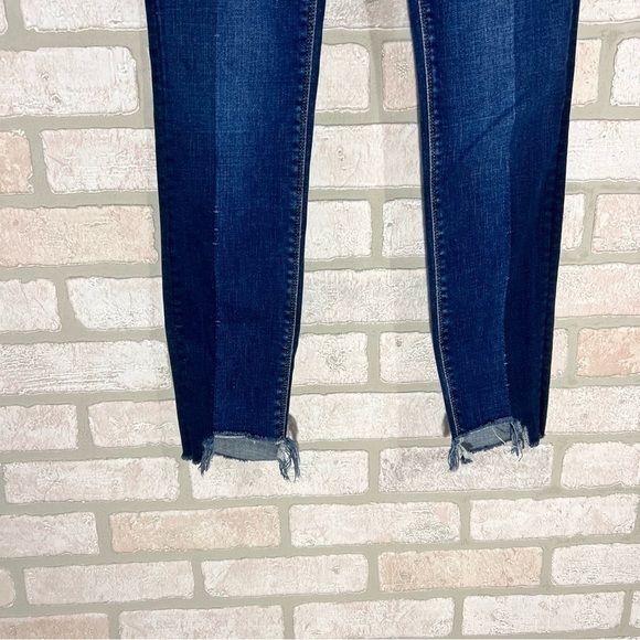 Hudson Barbara High Waist Crop Super Skinny Step Hem Jeans in Lost Wash Size 26 - Picture 6 of 12